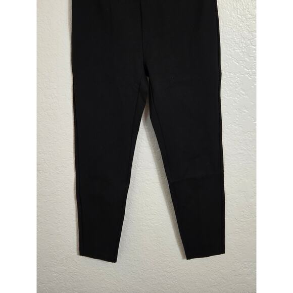 J.CREW Any Day Stretch Ponte Pants Womens Size Medium Petite Black Career Office - Picture 8 of 9